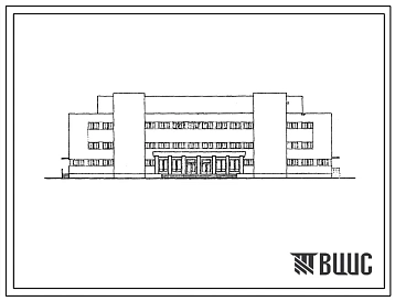 Типовой проект 284-4-47 Баня на 300 мест с прачечной срочной стирки на 125 кг сухого белья в смену.