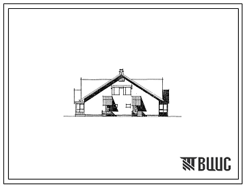 Типовой проект 144-16-14 Двухэтажный двухквартирный блокированный жилой дом с 4-комнатными квартирами в двух уровнях 4А. Для строительства во 2 и 3 климатических районах.