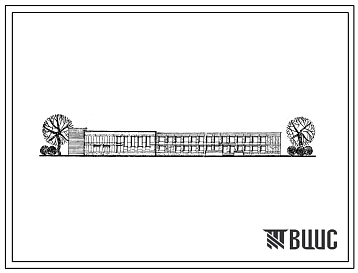 Типовой проект 223-1-309 Средняя общеобразовательная школа на 16 классов для строительства во 2 и 3 климатических районах