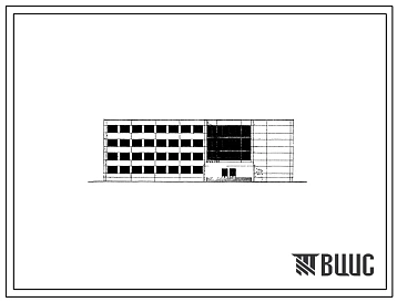 Типовой проект 232-1-57 Универсальный корпус теоретических занятий для учебного комбината на 400 ученических мест. Для строительства во 2А 2Б, 2В, 3А, 3Б и 3В климатических подрайонах. Стены из керамзитобетонных панелей.