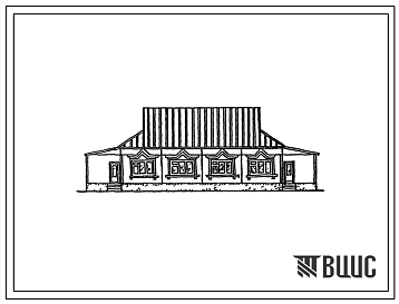 Типовой проект 181-90-101.13.86 Дом на 2 трехкомнатные квартиры типа 3Б. Для Оренбургской области. Общая площадь 149 м2 (СТЕНЫ ИЗ  КЕРАМЗИТОБЕТОННЫХ ПАНЕЛЕЙ, Перекрытия железобетонные. Полное инженерное благоустройство.  Ориентация широтная, Одноэтажные,
