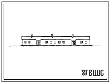 Типовой проект 803-64/74 Овчарня на 400 овцематок весеннего ягнения. Стены из кирпича