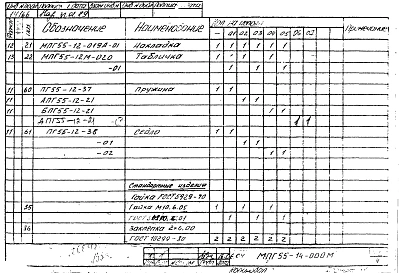 Конструкторская документация - регулятор расхода с предохранительным клапаном МПГ55-14-000М
