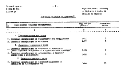 Альбом 9 Заказные спецификации