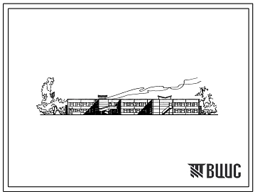 Типовой проект 212-1-208сп Детские ясли-сад на 280 мест. Для строительства в 3Б климатическом подрайоне Молдавской ССР сейсмичностью 8 баллов на грунтах 1 типа просадочности