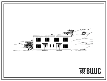 Типовой проект 145-42-46С Двухэтажный двухквартирный блокированный жилой дом с четырехкомнатными квартирами в двух уровнях. Для строительства в 4 строительно-климатической зоне, в районах с сейсмичностью 7 и 8 баллов.