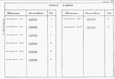 Альбом 6  Спецификация оборудования.    