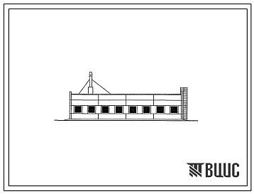 Типовой проект 816-1-106.87 Пункт хранения и зарядки 500 аккумуляторов батарей. Стены из легкобетонных панелей. Покрытие из железобетонных плит по железобетонным балкам