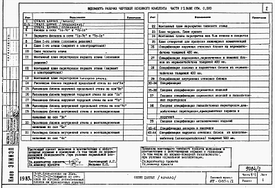 Альбом 3 Части 1-1, 2-1, 3-1, 4-1, 5-1, 6-1 Архитектурно-строительные чертежи, отопление и вентиляция, водоснабжение и канализация, газоснабжение, электрооборудование, связь и сигнализация выше отм.0.000
