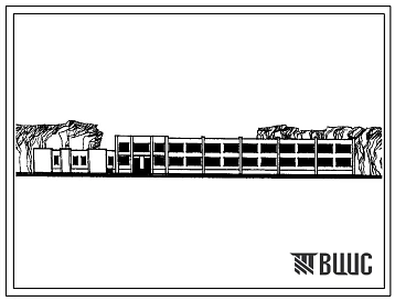 Типовой проект 224-1-425.84 Неполная средняя школа общеобразовательная школа на 9 классов (345 учащихся)