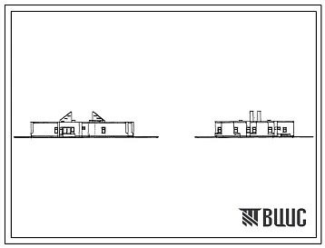 Типовой проект 244-5-66 Спальный корпус на 40/32 места пионерского лагеря-базы отдыха. Со стенами из кирпича. Для строительства в 1В климатическом подрайоне, 2и 3 климатических районах