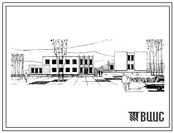 Типовой проект 264-20-21 Сельский совет с отделением связи для поселка на 2000 жителей. Для строительства в Белорусской ССР. Расчетная наружная температура -25 0С.