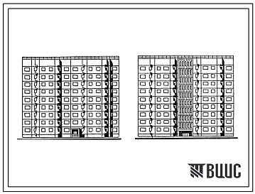 Типовой проект 161-93-49.13.86 Девятиэтажное общежитие для семейной молодежи на 310 мест.