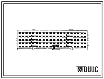 Типовой проект 164-80-20с 5-этажное общежитие на 306 мест для строительства в районах с расчетной наружной температурой от -5 до -10С, с сейсмичностью 7-8 баллов.