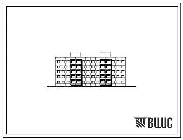 Типовой проект 111-72-12с 5-этажный 2-секционный крупнопанельный жилой дом на 40 квартир для строительства в 1 строительно-климатической зоне, в районах с сейсмичностью 8 баллов в Тувинской АССР.