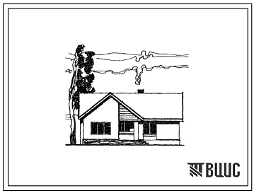 Типовой проект 184-24-59 Четырехкомнатный жилой дом для индивидуального строительства (с размещением веранды при основной жилой комнате и хозяйственном выходе из дома).