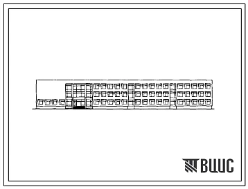 Типовой проект 224-9-185.83 Межшкольный учебно-производственный комбинат на 6 групп (180 рабочих мест). Здание одно-, трехэтажное. Стены из кирпича.