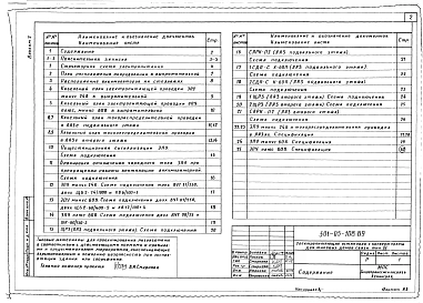 Альбом 2 Электопитающие установки с конверторами дома связи тип IV с подвальным этажом 501-5-72.86 (СЗ-70-86)
