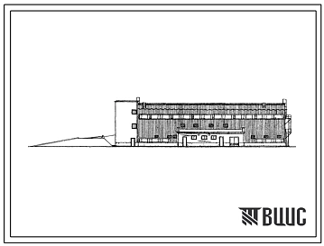 Типовой проект 812-41 Отделение вентилируемых бункеров секционного типа общей емкостью 500 т (вариант с железобетонным каркасом).