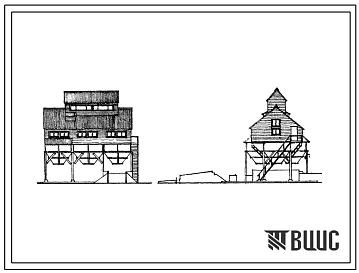 Типовой проект 812-22 Зерноочистительный цех производительностью 40 т/час с применением зарноочистительного агрегата ЗАВ-40. Для строительства в районах с расчетной наружной температурой -20, -30 и -40 0С.