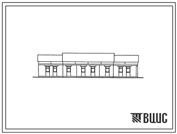 Типовой проект 183-211-27с.13.87 1-этажный 2-квартирный жилой дом с квартирами типа 3-3. Для сельского строительства в Туркменской ССР.