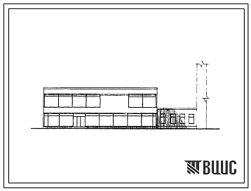 Типовой проект 272-32-32 Встроенно-пристроенные предприятия обслуживания населения при жилых домах. Блок V. Тип I. Комплексное предприятие общественного питания. Для строительства в IВ климатическом подрайоне, II и III климатических районах.