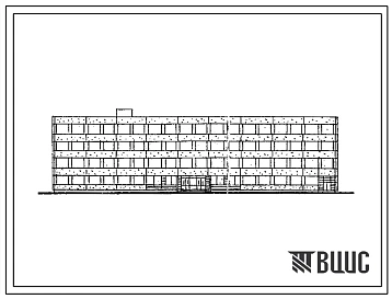 Типовой проект 232-1-69 Универсальный учебный корпус профессионально-технического училища на 1200 учащихся для машиностроительных специальностей. Для строительства в 1В подрайоне,2 и 3 климатических районах