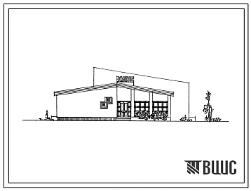 Типовой проект 264-012-293.88 Клуб на 100 посетителей (с применением деревянных клееных конструкций)