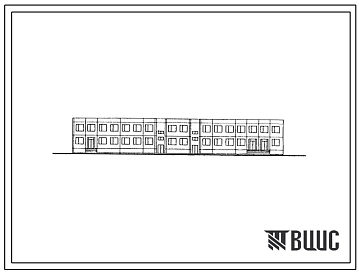 Типовой проект 261-22-28с.13.86 Кооперативное здание отделения связи III категории в конструкциях, шифр 1090.53.86 (на базе серии 1.090.1-1). Для Приморского, Хабаровского краев и Амурской области. Сейсмичность 7 балов. Здание двухэтажное. Стены из керамз