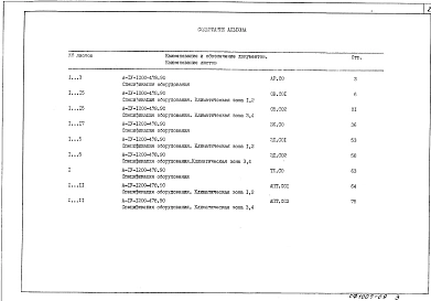 Альбом 8 часть 1 СО Спецификации оборудования АР, ОВ, ВК, ЭД, ТХ, АПТ. Часть 2 СО Спецификации оборудования ЭО, ЭМ, СС,СС1,СС2, АОВ, АВК