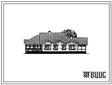 Типовой проект 211-1-532.92 Детские ясли-сад на 12 мест. Здание одноэтажное. Стены из трехслойных керамзитобетонных панелей.