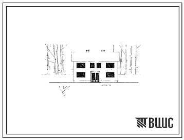 Типовой проект 142-11-34 Двухквартирный дом с четырехкомнатными квартирами для кооперативного строительства с двумя вариантами планировочных решений.