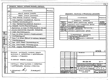 Альбом 6 ЭЛ Электрооборудование. ДО Диспетчиризация инженерного оборудования. СС Связь и сигнализация