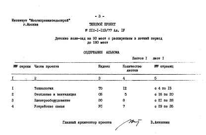 Альбом 4 Заказные спецификации