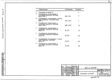 Альбом 4 Спецификации оборудования.