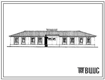 Типовой проект 183-000-320сп.85 1-этажный 2-квартирный жилой дом с 5-комнатными квартирами. Для строительства в 4Г климатическом подрайоне сейсмичностью 8 баллов на грунтах 2 типа просадочности.