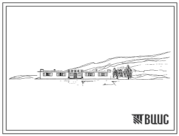 Типовой проект 165-80-60с Одноэтажное общежитие на 25 мест.