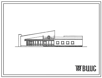 Типовой проект 264-012-294.88 Клуб на 150 посетителей (с применением деревянных клееных конструкций)