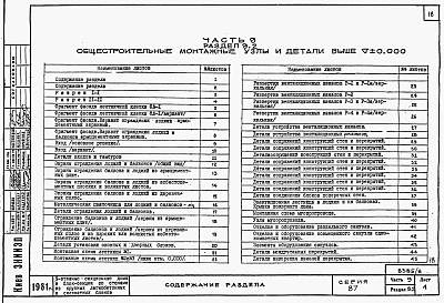Альбом 13 Часть 9 разделы 9.1, 9.2, 9.3, 9.10 Узлы и детали