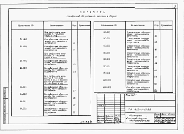 Альбом 6 Спецификация оборудования.