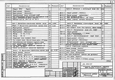 Альбом 1 Части 01,02,03,05,1,2,3,4,5,6 Архитектурно-строительные чертежи ниже и выше отметки 0.000. Отопление и вентиляция. Водопровод и канализация. Электроосвещение. Газоснабжение. Электрооборудование. Устройства связи 