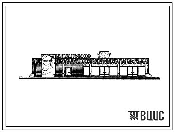 Типовой проект 272-22-31с Шашлычная на 100 мест в конструкциях ИИС-04. Для строительства в 1В климатическом подрайоне, 2 и 3 климатических районах сейсмичностью  7 и 8 баллов