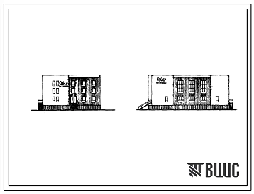 Типовой проект 284-5-8м Гостиница на 52 места (со стенами из кирпича). Для строительства в I строительно-климатической зоне, в районах вечной мерзлоты.