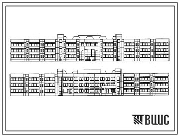 Типовой проект V-102 Общеобразовательная школа на 22 класса (550 учащихся).