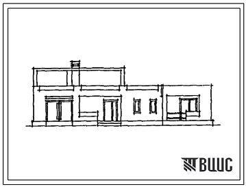 Типовой проект 144-000-887с.13.91 4-х комнатный жилой дом с внутренним двориком (зеркальный вариант) из местных материалов для индивидуальных застройщиков в городах и поселках городского типа республики Грузия