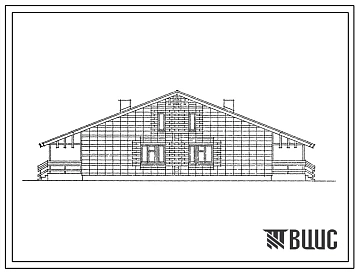 Типовой проект 184-188-9.1.87 1-этажный 2-квартирный жилой дом с 3-комнатными квартирами со стенами из мелких блоков ячеистого бетона. 1,2,3 уровни инженерного обеспечения. Для Нечерноземной зоны РСФСР.