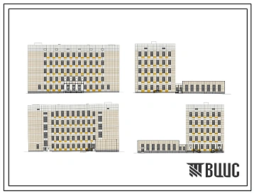 Типовой проект МС Общеобразовательная школа на 880 учащихся  со стенами из крупных блоков