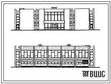 Типовой проект 294-3-30 Крытый бассейн с ванной 25х8,5 м и детской ванной 10х6 м. Для строительства в 1В климатическом подрайоне, 2 и 3 климатических районах Полный исходный проект.
