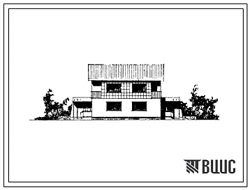 Типовой проект 144-52-192с Двухэтажный двухквартирный мансардный дом с квартирами типа 5А. Для строительства во IIВ и IIIВ климатических подрайонах Казахской ССР, сейсмичностью 7 и 8 баллов.