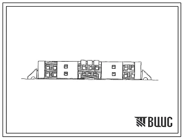 Типовой проект 214-1-270.83 Детский ясли – сад на 8 групп (190 мест). Здание двухэтажное. Стены из кирпича.